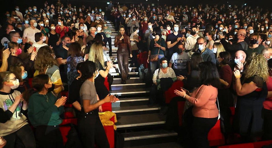 Concert de Kimberose avec Mary May en première partie dans la grande salle du Douze, 16 février - voir en plus grand : (fenêtre modale)
