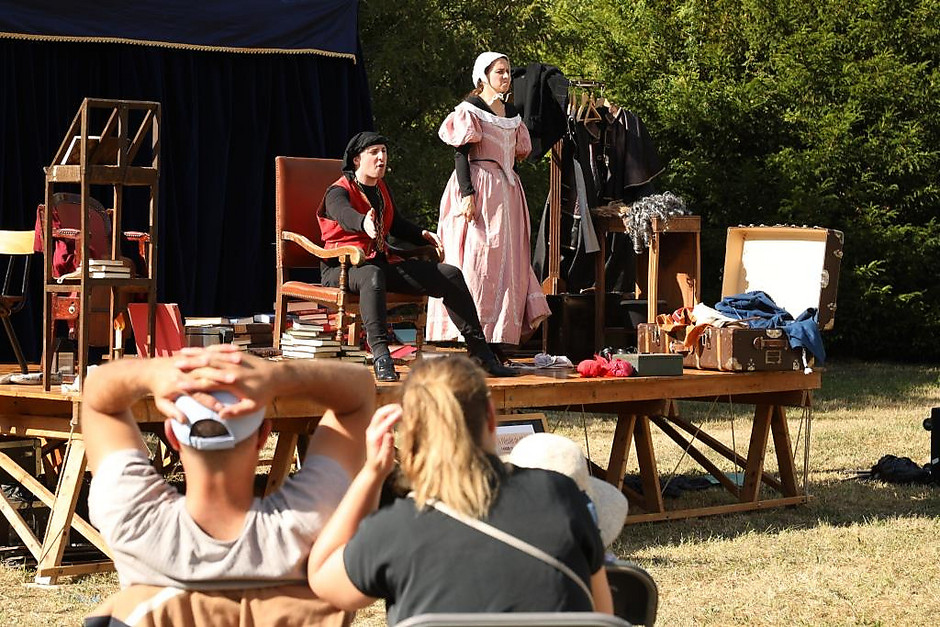 Théâtre en Stock "À l'école de Molière", le 11 juillet - voir en plus grand : (fenêtre modale)