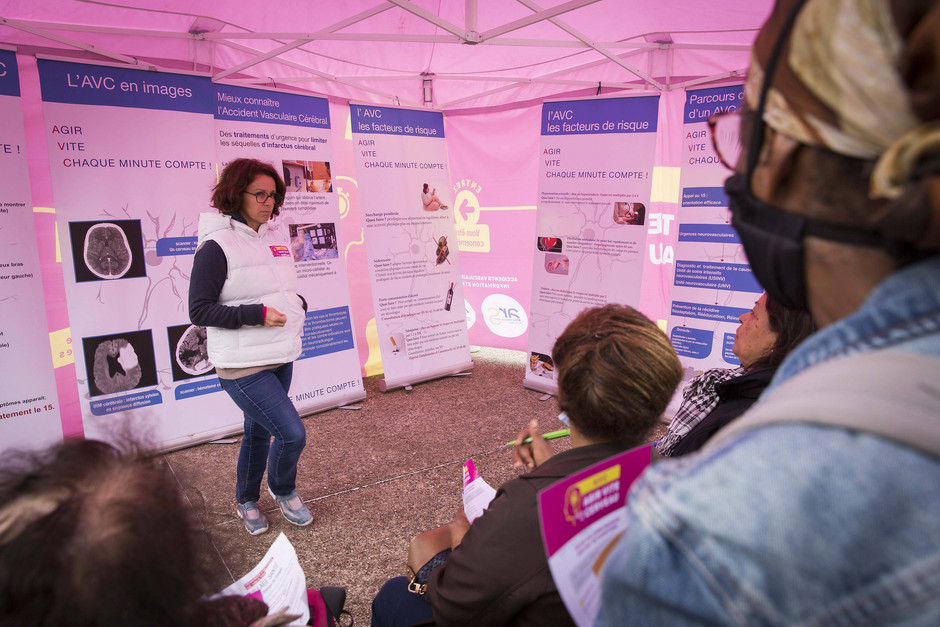 Village santé avec les acteurs santé du territoire à l'hôtel de ville, 5 octobre - voir en plus grand : (fenêtre modale)