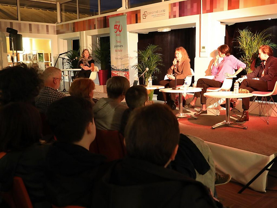 Marianne Basler, Annie Ernaux, Nadine Eghels et Céline Sciamma. - voir en plus grand : (fenêtre modale)