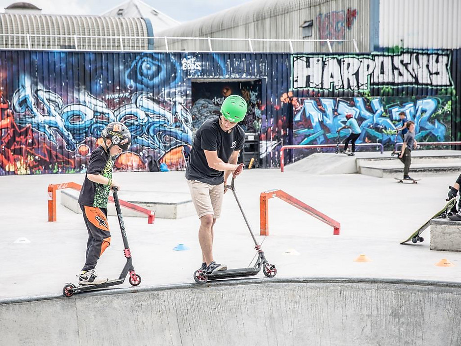Journée street au complexe sports urbains de l'Axe Majeur. - voir en plus grand : (fenêtre modale)
