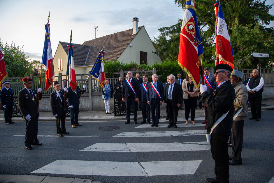 Commémoration du 79e anniversaire de la libération de Cergy - voir en plus grand : (fenêtre modale)
