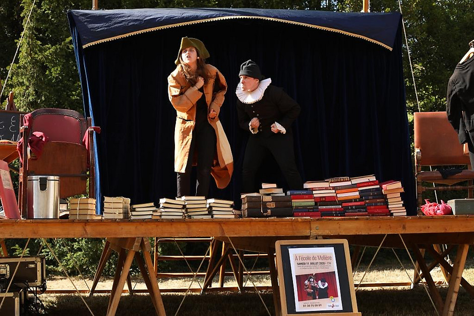 Théâtre en Stock "À l'école de Molière", le 11 juillet - voir en plus grand : (fenêtre modale)