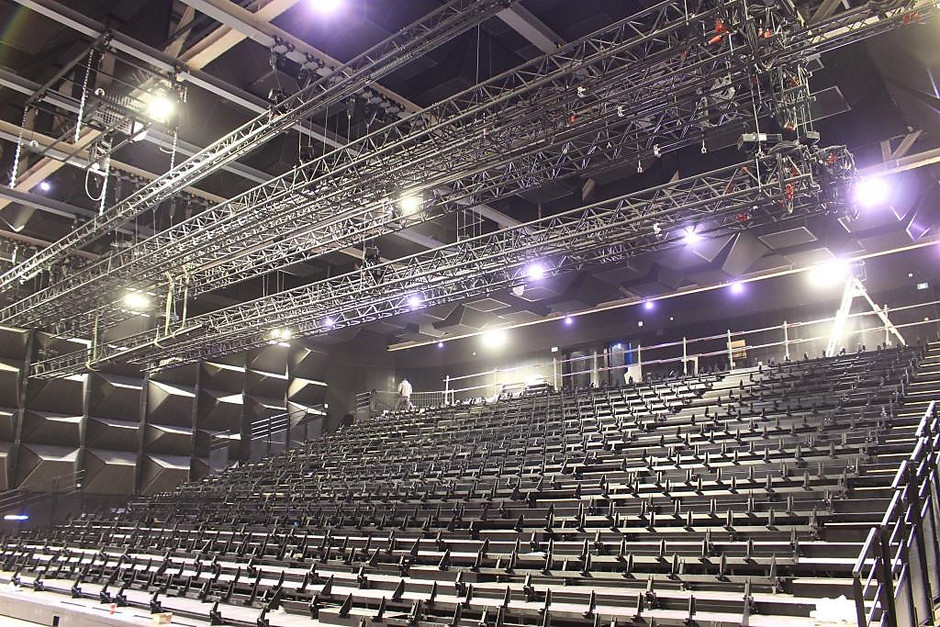 Avancement des travaux dans la salle de concert du Douze, le 12 janvier 2021 - voir en plus grand : (fenêtre modale)