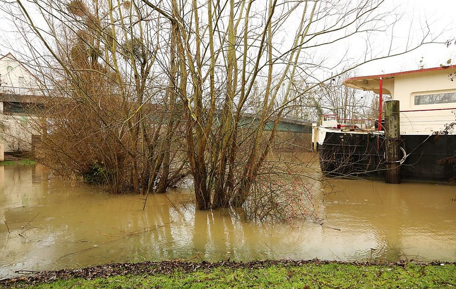 Crue de l'Oise, le 2 février 2021 - voir en plus grand : (fenêtre modale)