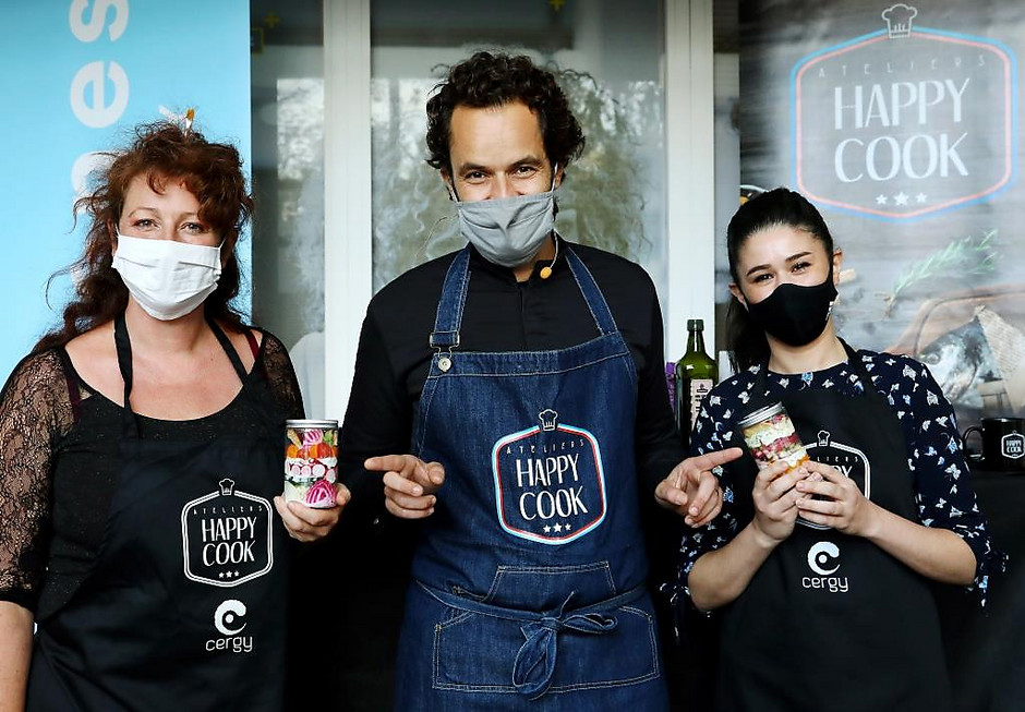 1er atelier Happy Cook, saison 3, avec le Chef Yoni Saada - voir en plus grand : (fenêtre modale)