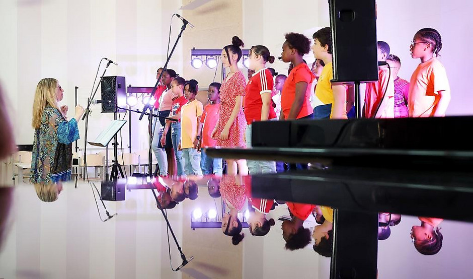 La Fabrique à Chansons à l'école des Genotes, 23 juin - voir en plus grand : (fenêtre modale)