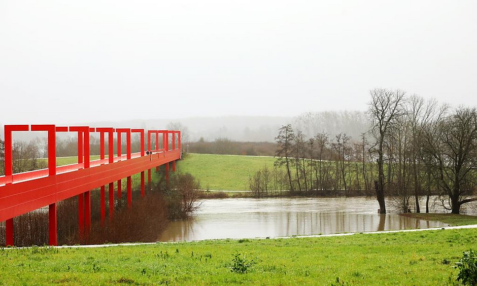 Crue de l'Oise, le 2 février 2021 - voir en plus grand : (fenêtre modale)