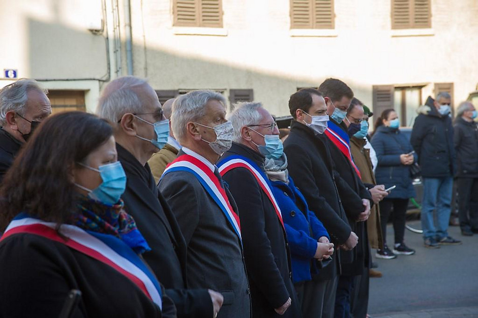 Commémoration de l'Armistice 14-18 le 11 novembre 2021, au Village - voir en plus grand : (fenêtre modale)