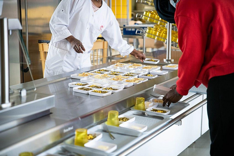 Le premier repas « local » du Projet alimentaire territorial (PAT), le 2 mars au centre de loisirs du point du jour  - voir en plus grand : (fenêtre modale)