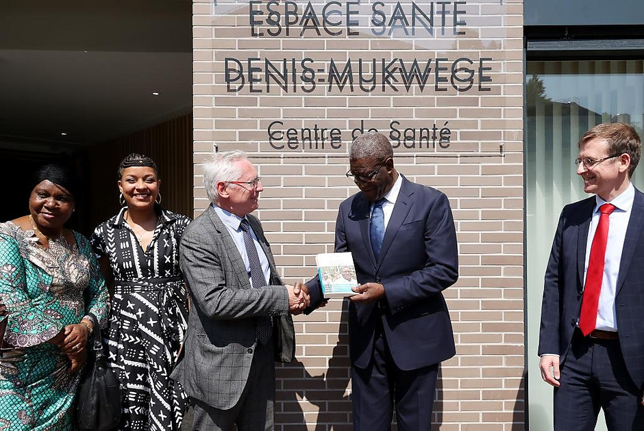 Inauguration de l'espace santé Denis Mukwege, 6 juin - voir en plus grand : (fenêtre modale)