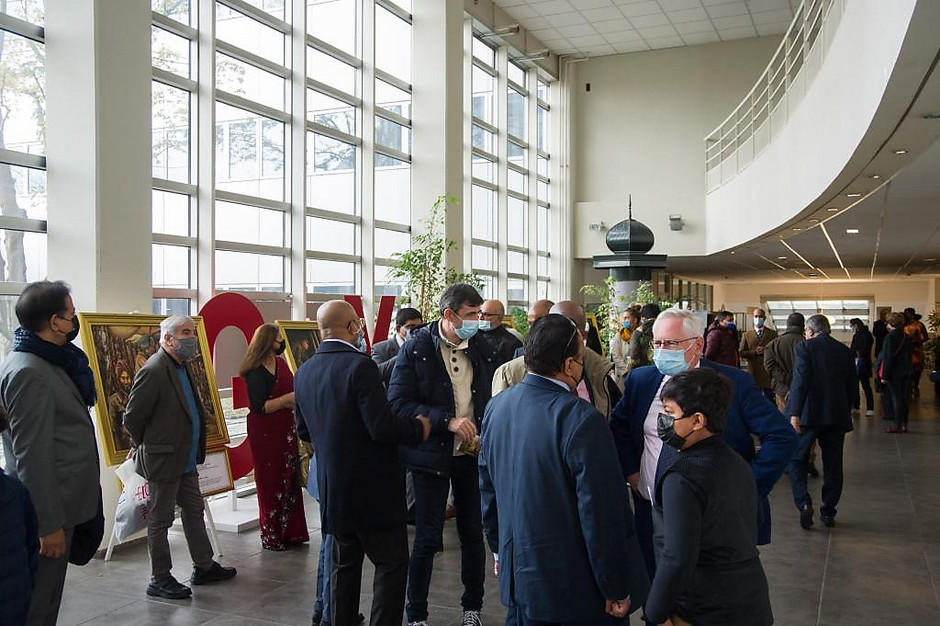 Vernissage d'une exposition sur les soldats indiens de la première guerre mondiale le 06 novembre à l'Hôtel de ville - voir en plus grand : (fenêtre modale)