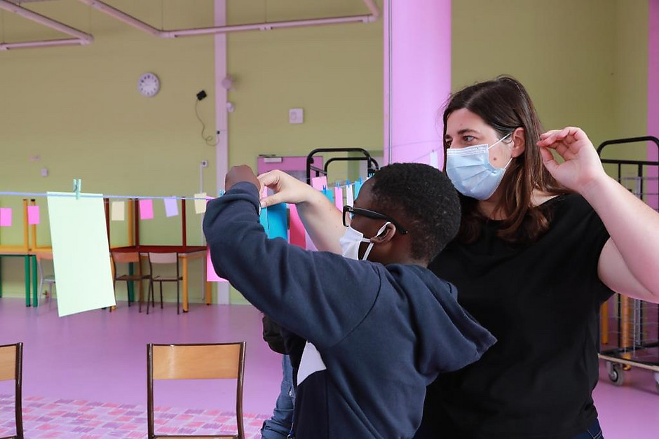 Dispositif Cahiers de vacances, "Expli d'été" au collège Anne et Gérard Philipe, le 6 juillet - voir en plus grand : (fenêtre modale)