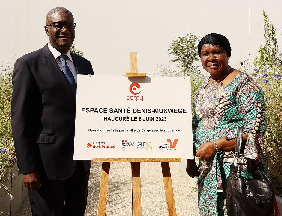 Inauguration de l'espace santé Denis Mukwege, 6 juin - voir en plus grand : (fenêtre modale)