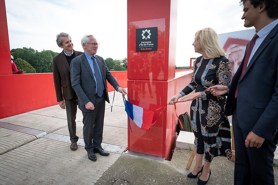 Journées européennes du patrimoine, pose de la plaque Patrimoine d'intérêt régional, 18 septembre - voir en plus grand : (fenêtre modale)