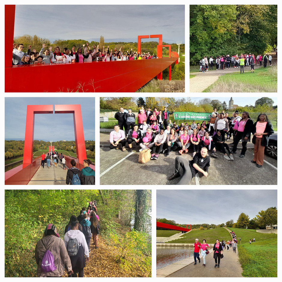 Octobre rose avec les sportifs Cergyssois et Cergypontains - voir en plus grand : (fenêtre modale)