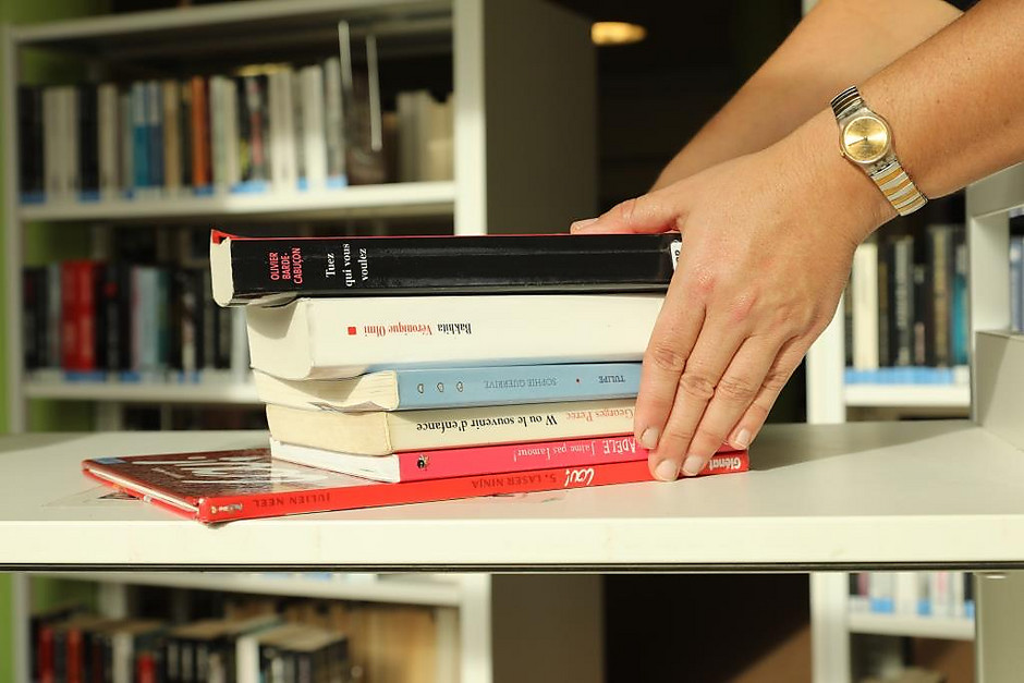 Bibliodrive à la médiathèque Horloge, novembre 2020 - voir en plus grand : (fenêtre modale)