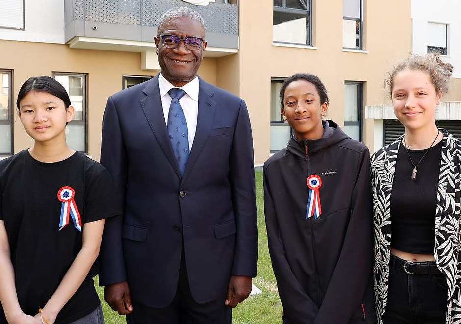 Inauguration de l'espace santé Denis Mukwege, 6 juin - voir en plus grand : (fenêtre modale)