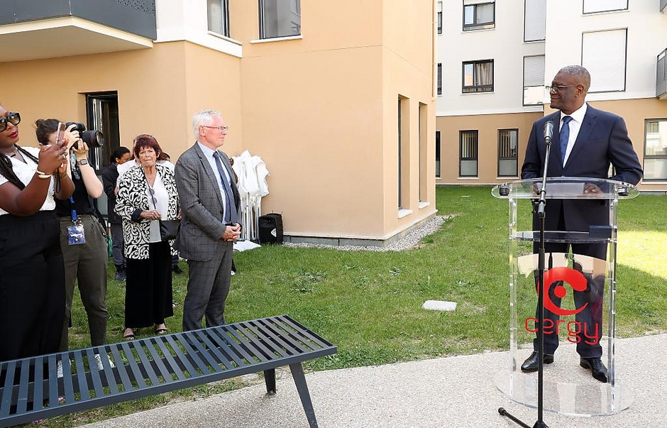 Inauguration de l'espace santé Denis Mukwege, 6 juin - voir en plus grand : (fenêtre modale)
