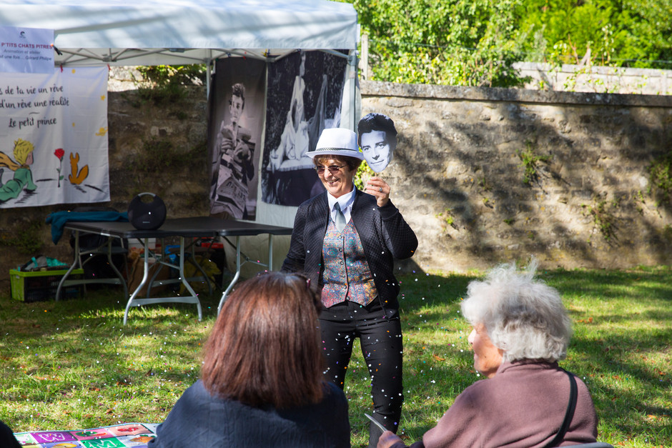 Journées européennes du patrimoine dans le parc de la maison d'Anne et Gérard Philipe, 17 septembre - voir en plus grand : (fenêtre modale)