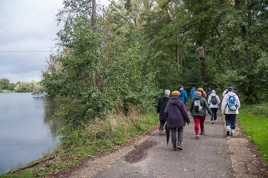 Semaine bleue, balade poétique sur l'île de loisirs le 6 octobre 2020 - voir en plus grand : (fenêtre modale)