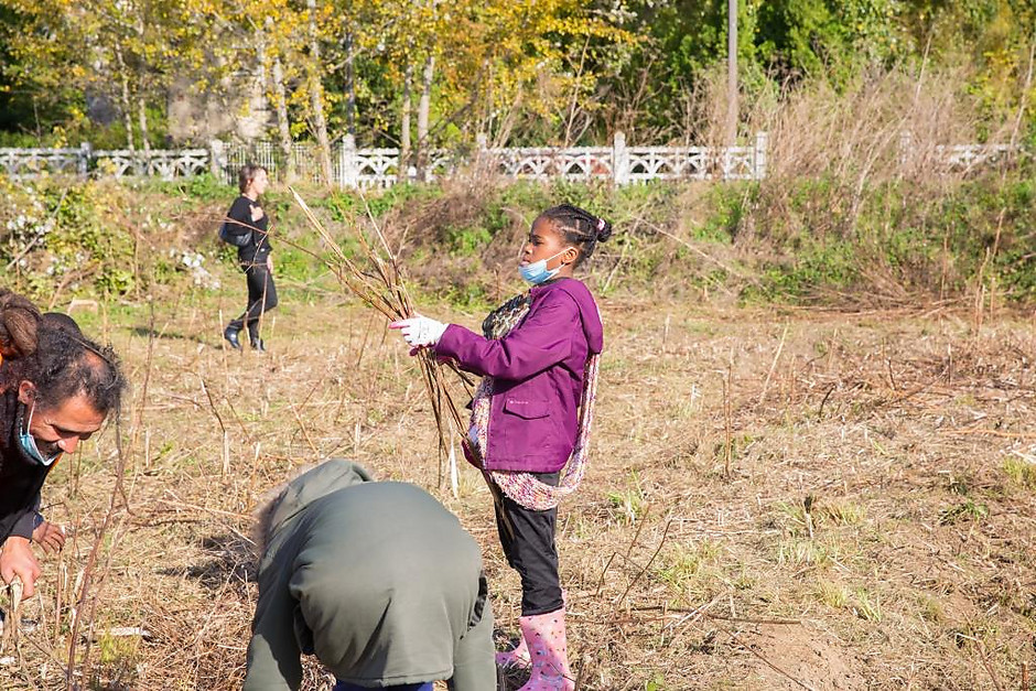 Atelier pédagogique au potager Label Vie de Cergy Village - voir en plus grand : (fenêtre modale)