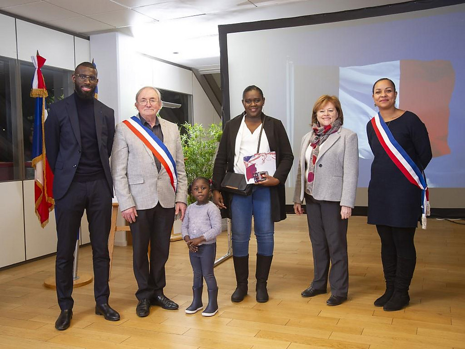 Cérémonie des nouveaux naturalisés à l'hôtel de ville,10 février - voir en plus grand : (fenêtre modale)
