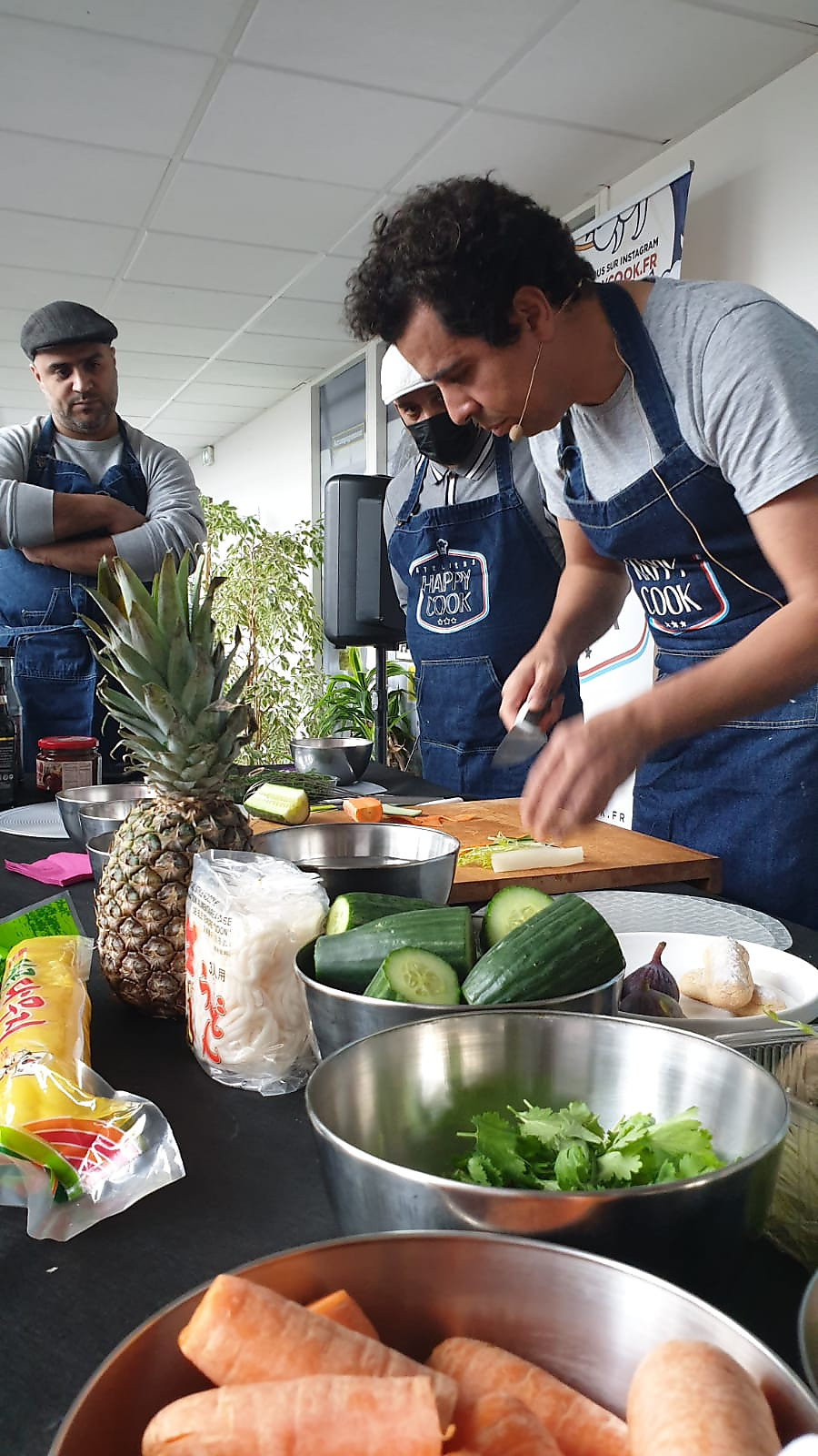 Happy Cook, Atelier 1, mercredi 17 novembre 2021 avec le Chef Abdel ALAOUI. - voir en plus grand : (fenêtre modale)