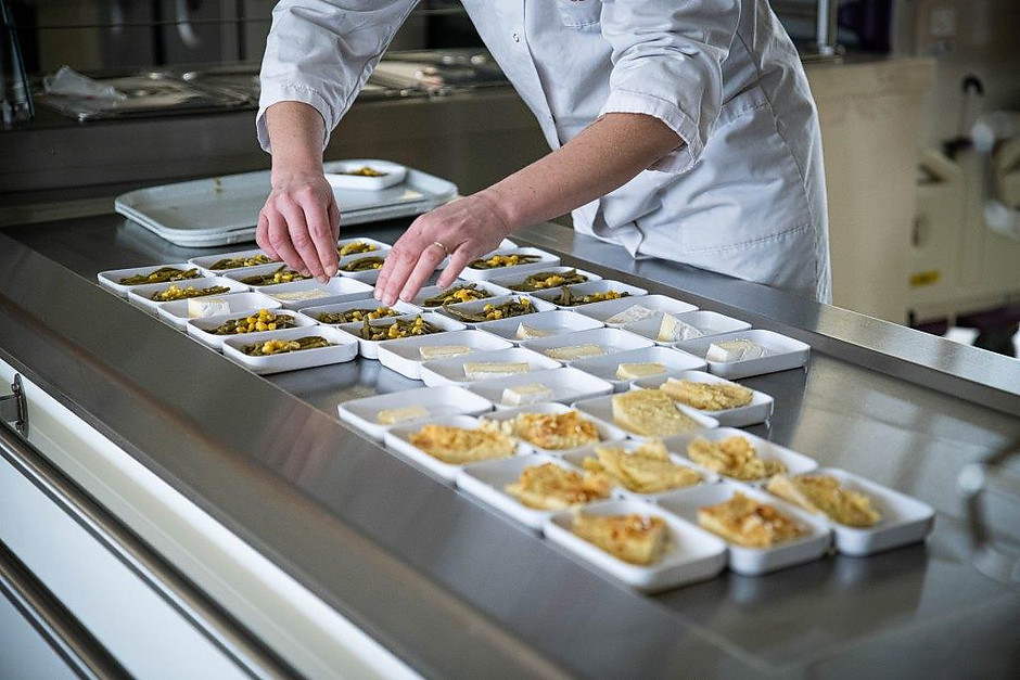 Le premier repas « local » du Projet alimentaire territorial (PAT), le 2 mars au centre de loisirs du point du jour - voir en plus grand : (fenêtre modale)