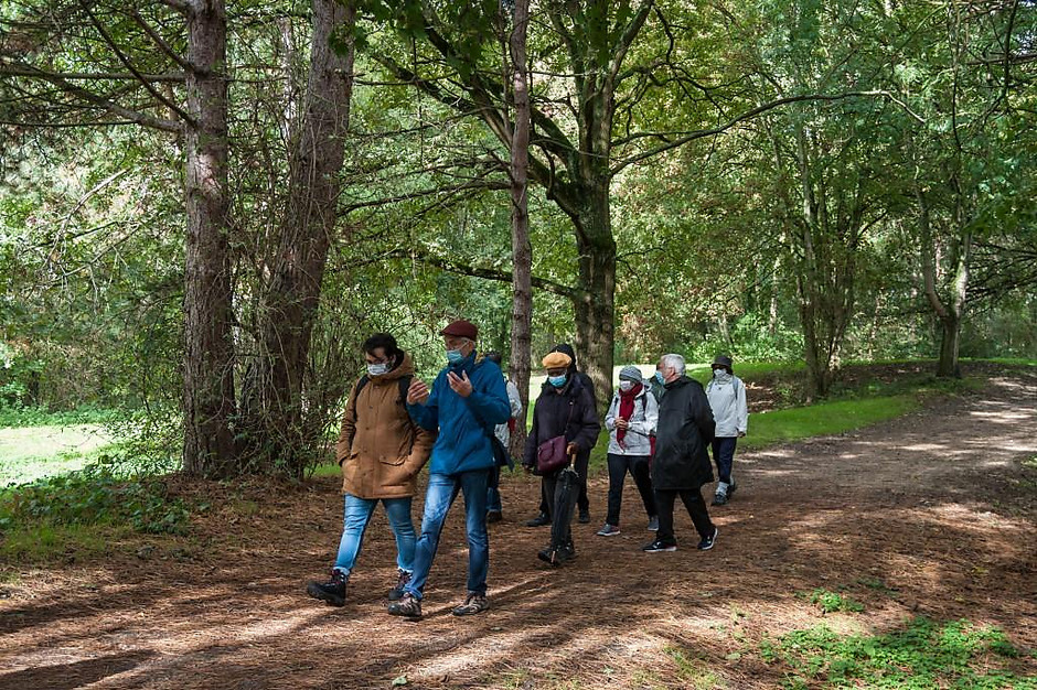 Semaine bleue, balade poétique sur l'île de loisirs le 6 octobre 2020 - voir en plus grand : (fenêtre modale)