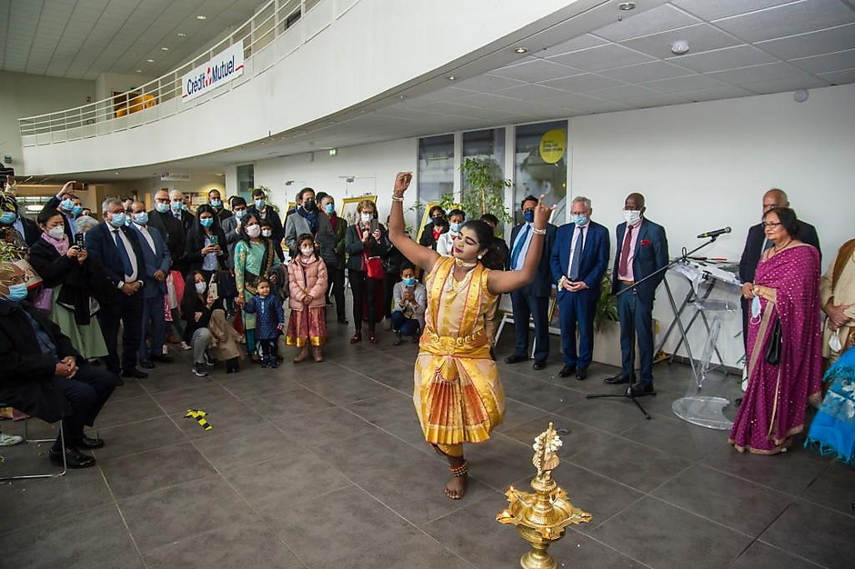 Vernissage d'une exposition sur les soldats indiens de la première guerre mondiale le 06 novembre à l'Hôtel de ville - voir en plus grand : (fenêtre modale)