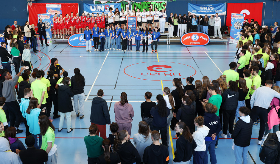 La finale du Championnat de France UNSS  - voir en plus grand : (fenêtre modale)