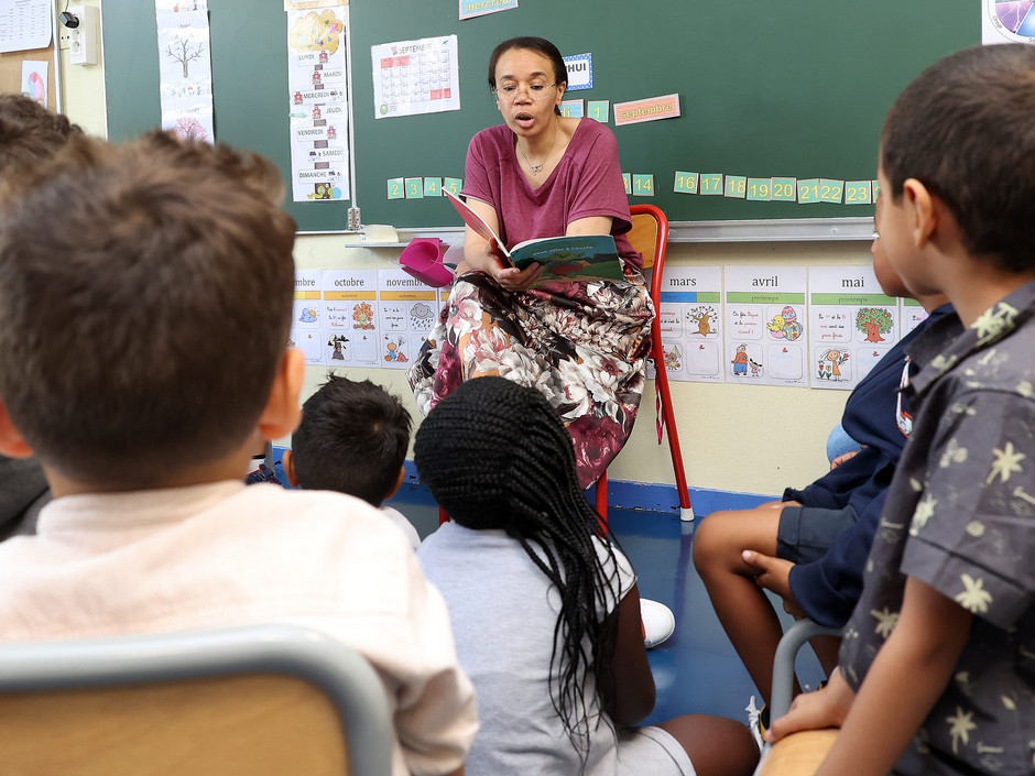 Rentrée scolaire école Bontemps, 1er septembre - voir en plus grand : (fenêtre modale)