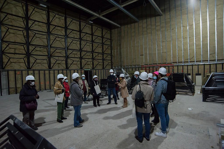 Semaine bleue, visite du chantier du Douze le 5 octobre 2020 - voir en plus grand : (fenêtre modale)