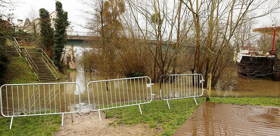 Crue de l'Oise, le 2 février 2021 - voir en plus grand : (fenêtre modale)