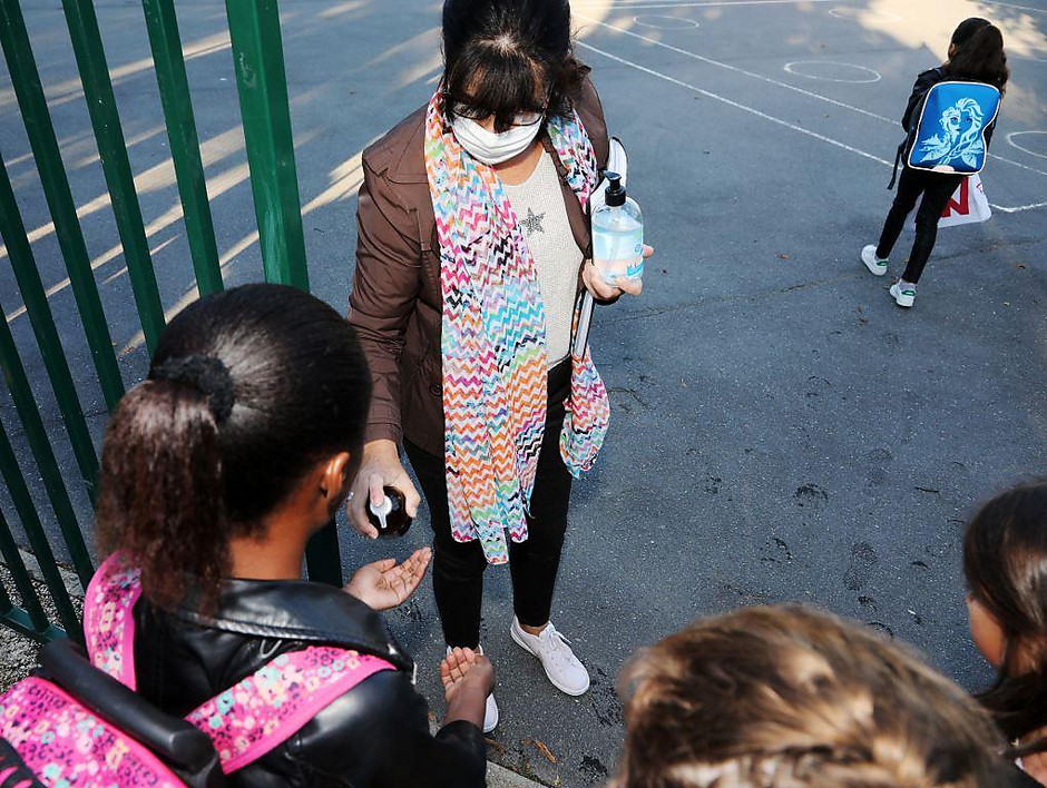 Rentrée scolaire aux Genottes, septembre 2020 - voir en plus grand : (fenêtre modale)