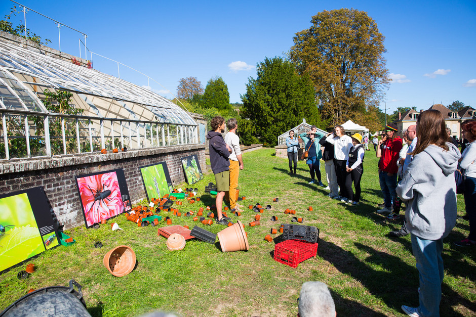 Journées européennes du patrimoine dans le parc de la maison d'Anne et Gérard Philipe, 17 septembre - voir en plus grand : (fenêtre modale)