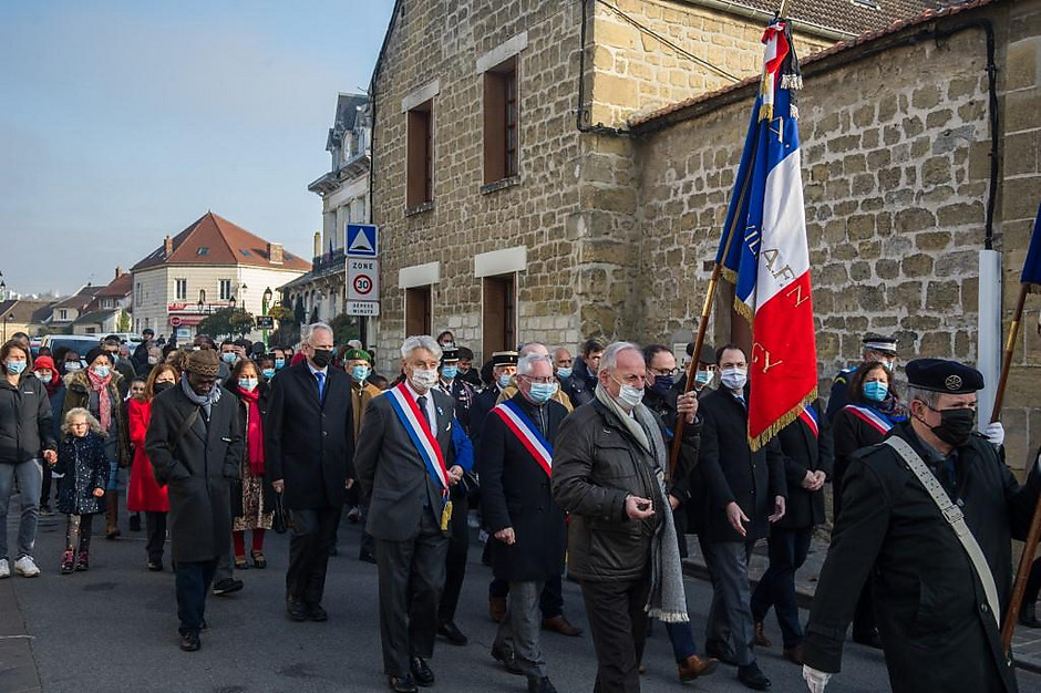 Commémoration de l'Armistice 14-18 le 11 novembre 2021, au Village - voir en plus grand : (fenêtre modale)