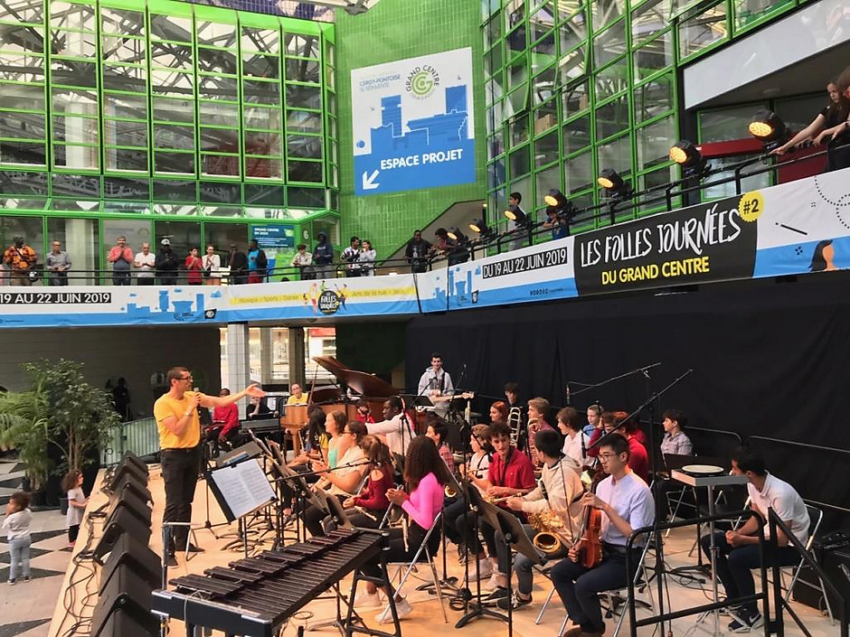 Les folles journées du conservatoire, place des Arts. - voir en plus grand : (fenêtre modale)