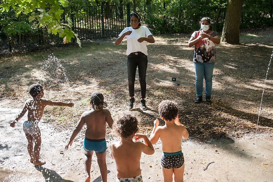 Activités d'été à l'accueil de loisirs du Bois de Cergy - voir en plus grand : (fenêtre modale)
