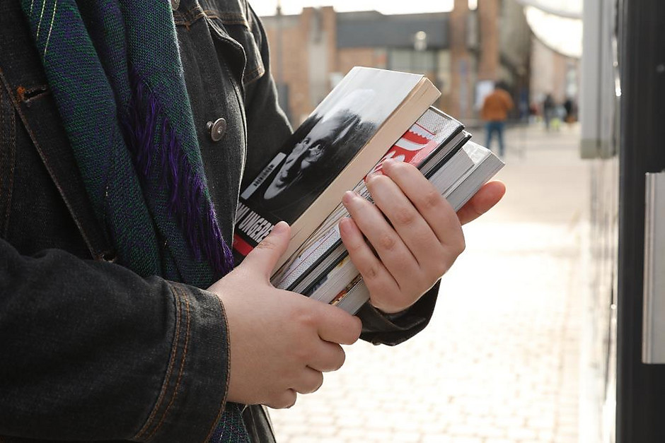 Bibliodrive à la médiathèque Horloge, novembre 2020 - voir en plus grand : (fenêtre modale)
