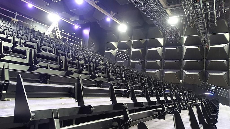 Avancement des travaux dans la salle de concert du Douze, le 12 janvier 2021 - voir en plus grand : (fenêtre modale)