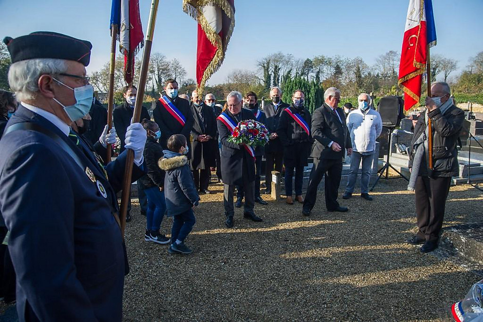 Commémoration de l'Armistice 14-18 le 11 novembre 2021, au Village - voir en plus grand : (fenêtre modale)