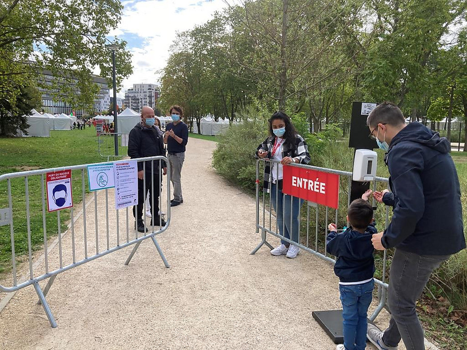 Journée des association au parc François Mitterrand, septembre - voir en plus grand : (fenêtre modale)