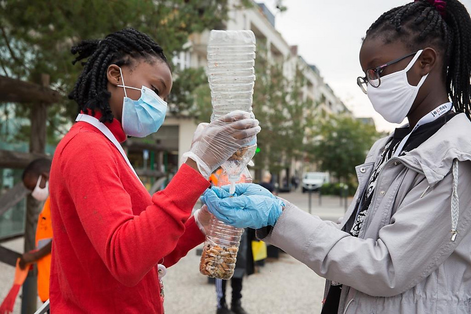 World CleanUp Day avec le Conseil des jeunes le 19 septembre, Hauts-de-Cergy - voir en plus grand : (fenêtre modale)