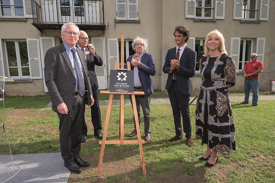 Journées européennes du patrimoine, pose de la plaque Patrimoine d'intérêt régional, 18 septembre - voir en plus grand : (fenêtre modale)