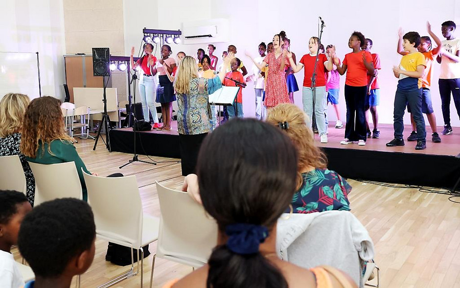 La Fabrique à Chansons à l'école des Genotes, 23 juin - voir en plus grand : (fenêtre modale)