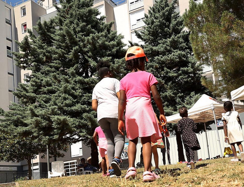 Îlot d'été, le 12 juillet sur la place des Linandes - voir en plus grand : (fenêtre modale)