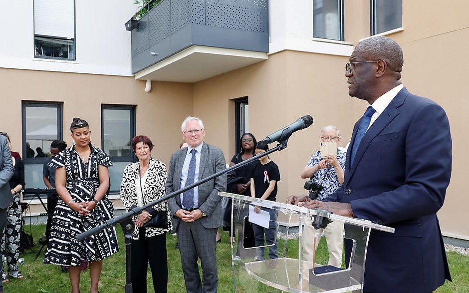 Inauguration de l'espace santé Denis Mukwege, 6 juin - voir en plus grand : (fenêtre modale)