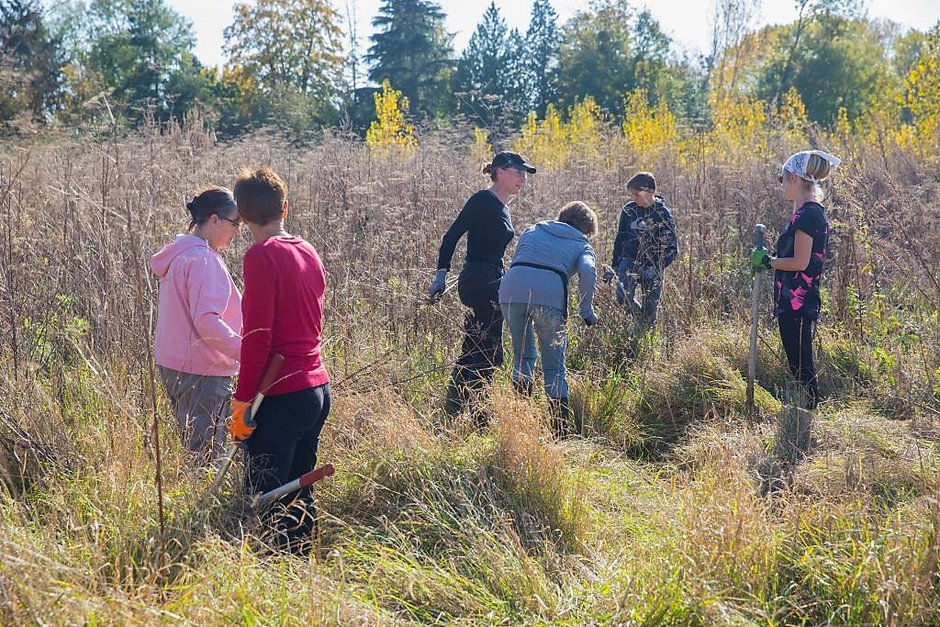 Atelier pédagogique au potager Label Vie de Cergy Village - voir en plus grand : (fenêtre modale)